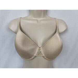 Wacoal Bra Womens 36D Beige Underwire T-Shirt Bra Seamless Full Coverage 853164